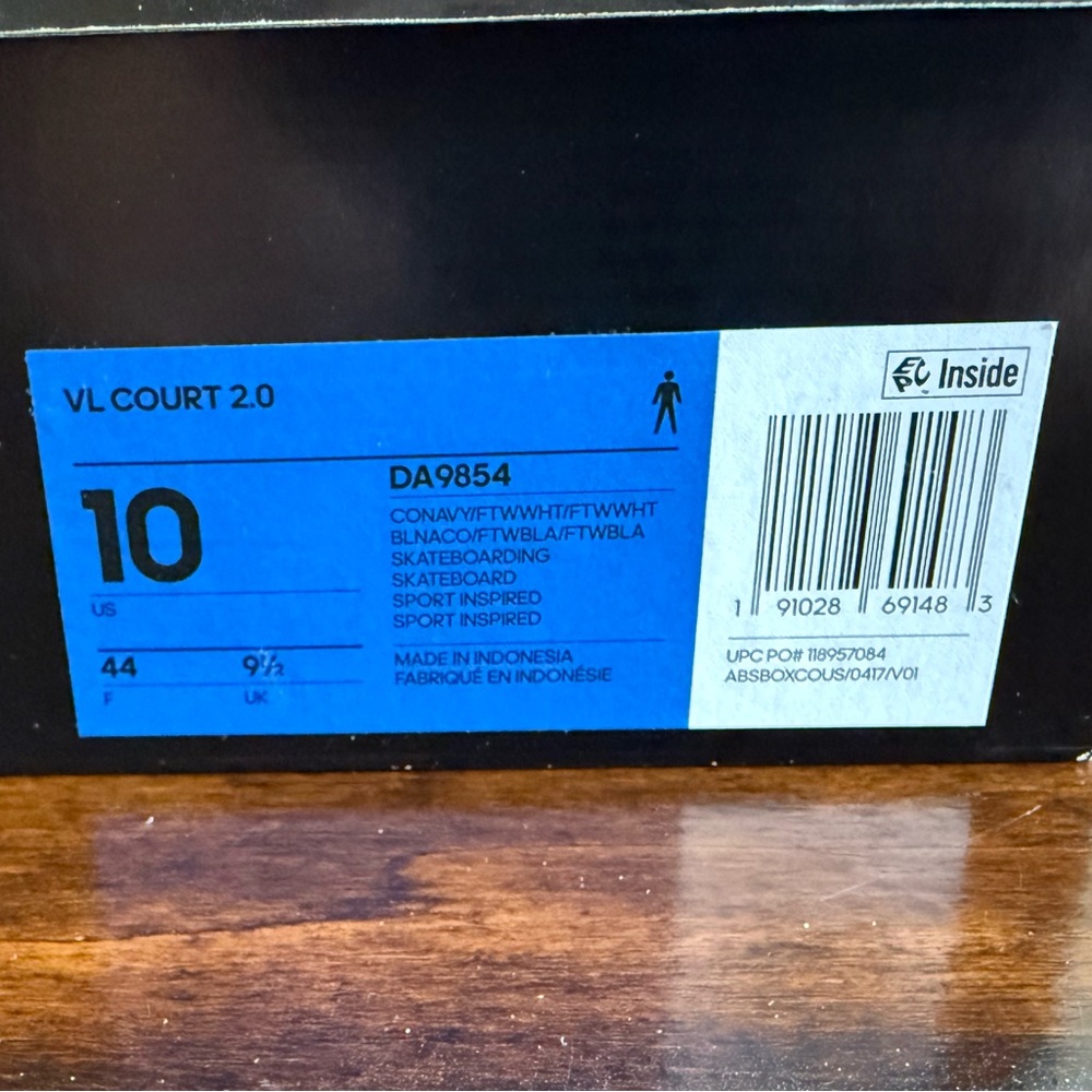 Adidas Men's Vl Court 2.0 Sneaker - Picture 7 of 9